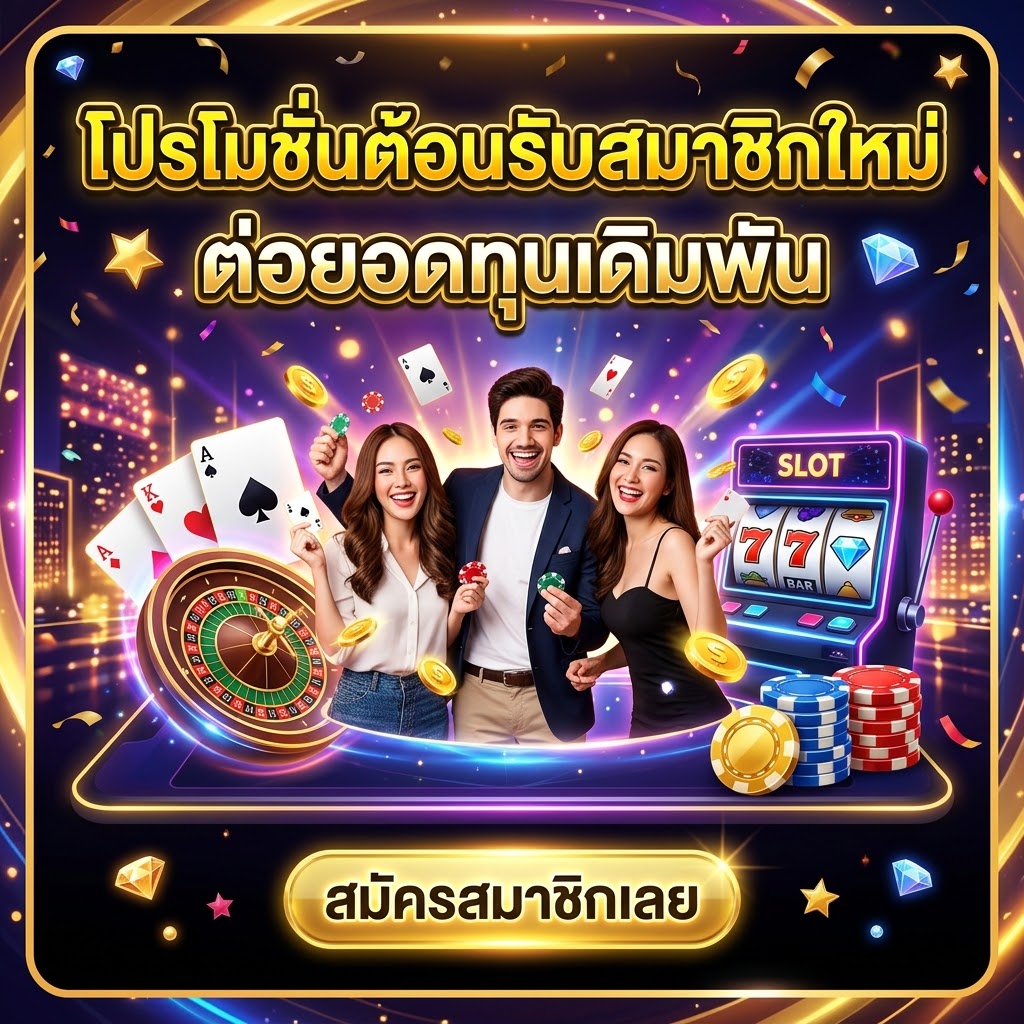 โปรโมชั่นต้อนรับสมาชิกใหม่